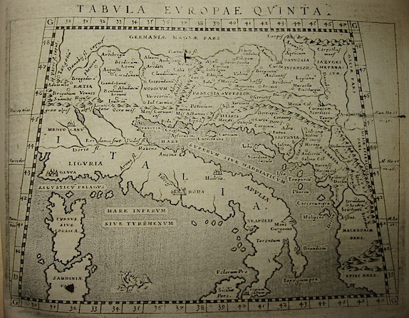 Magini Giovanni Antonio Tabula Europae quinta 1620 Padova